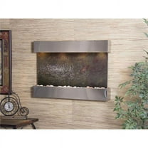 Adagio RCS2014 Reflection Creek Stainless Steel Multicolor Featherstone Wall Fountain