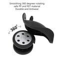 thumbnail image 1 of Ruedas de equipaje de 360 grados, ruedas de maleta antidesgaste PP PET silenciosas de fácil instalación con tornillos para reemplazo, 2 uds., 1 of 5