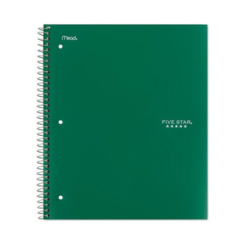 Wirebound Notebook, 1 Subject, Medium/College Rule, Randomly Assorted Covers, 11 x 8.5, 100 Sheets, 6/Pack | Bundle of 2 Packs