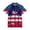 Navy, variant on Men's USA 250th Anniversary Patriotic Firework Stars Polo Shirt American Flag Casual Short Sleeve America 250 Merchandise