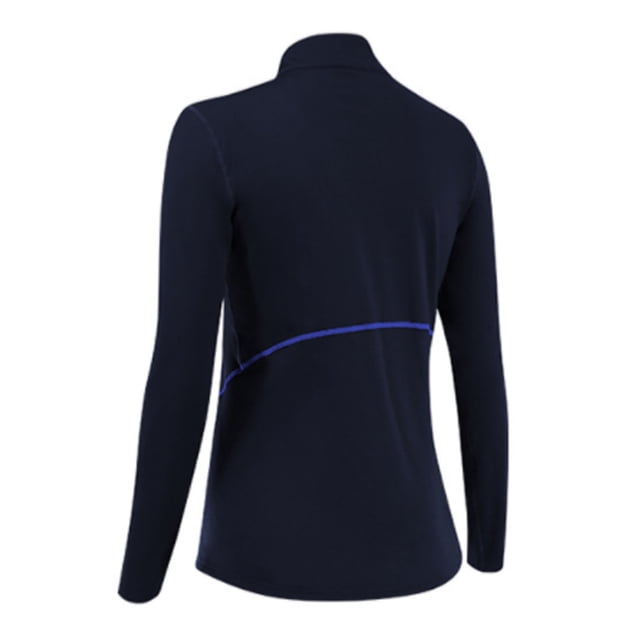 Minnieouse Ropa deportiva para mujer, sudadera de manga polar para Yoga, ropa para trotar, conjunto ajustado elástico fino para gimnasio conjuntos de ropa Azul oscuro XXL Minnieouse AP013544-25