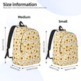 thumbnail image 2 of Fotbe Brown Leaf Sunflower Mochila de Lona con Estampado, Mochila Duradera, Mochila Versátil de Alta Calidad, Mochila Compacta Vintage-Small, 2 of 5