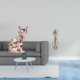 thumbnail image 2 of Escultura de gato enamorado, elegante figura decorativa para chimenea y estantería, ideal para aniversarios. Un regalo versátil para decorar el hogar., 2 of 8
