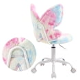 thumbnail image 6 of Adorable Butterfly Kids Desk Chair - Comfy Swivel Computer Chair for Girls Room, Fluffy Kids Office Chair for Reading & Vanity,Pink, 6 of 9