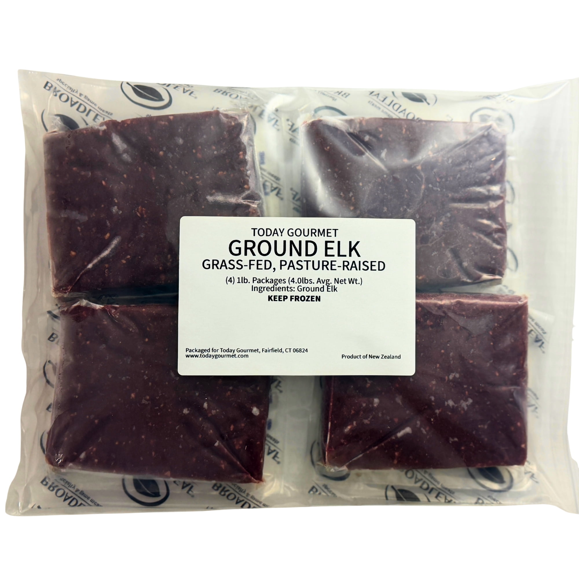 Today Gourmet Ground Elk - (4) 1lb. Packages