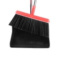 thumbnail image 6 of FGY Broom and Dustpan Set, Sweeper and Dust Pan Set with Adjustable Long Handle Black+Red, 6 of 6