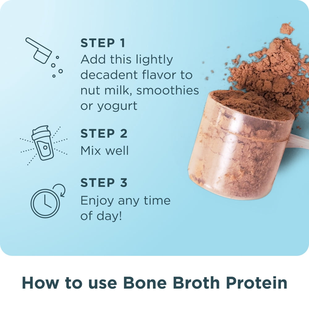 Ancient Nutrition Grass Fed, Bone Broth Protein Powder, 20g Protein, Hydrolyzed Collagen Peptides, Keto & Paleo Friendly, Supports Joint, Gut Health, Chocolate, 15 Servings