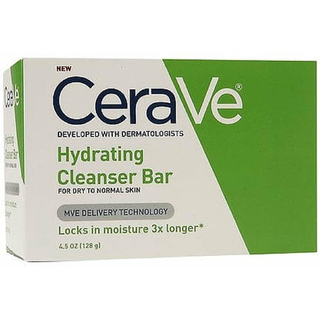 CeraVe Hydrating Cleansing Bar for Face and Body 4.5 oz.