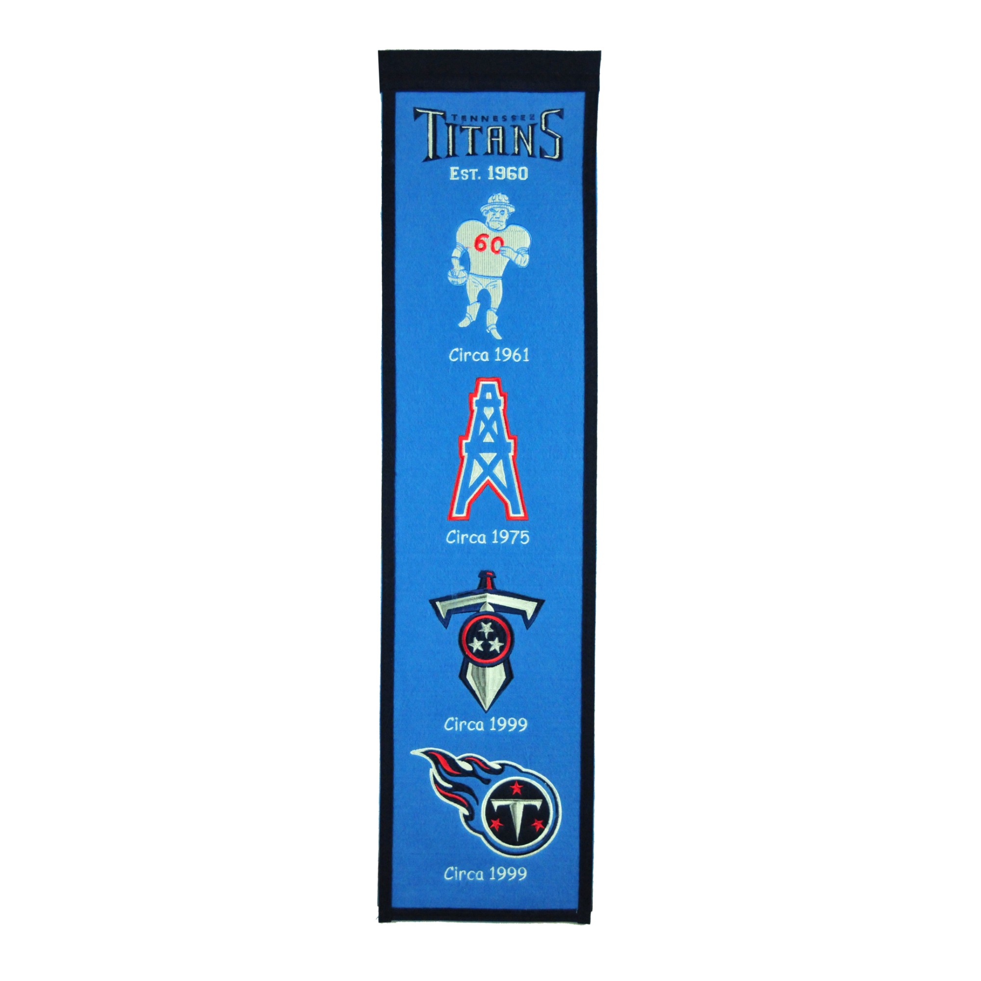 Winning Streak NFL Heritage Banner, Tennessee Titans