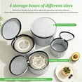 thumbnail image 3 of 4Pcs Dinner Plate Storage Box Felt Dish Container Dinnerware Plate Organizer with 48Pcs Dividers for Dish Bowls Transport Moving, 3 of 9