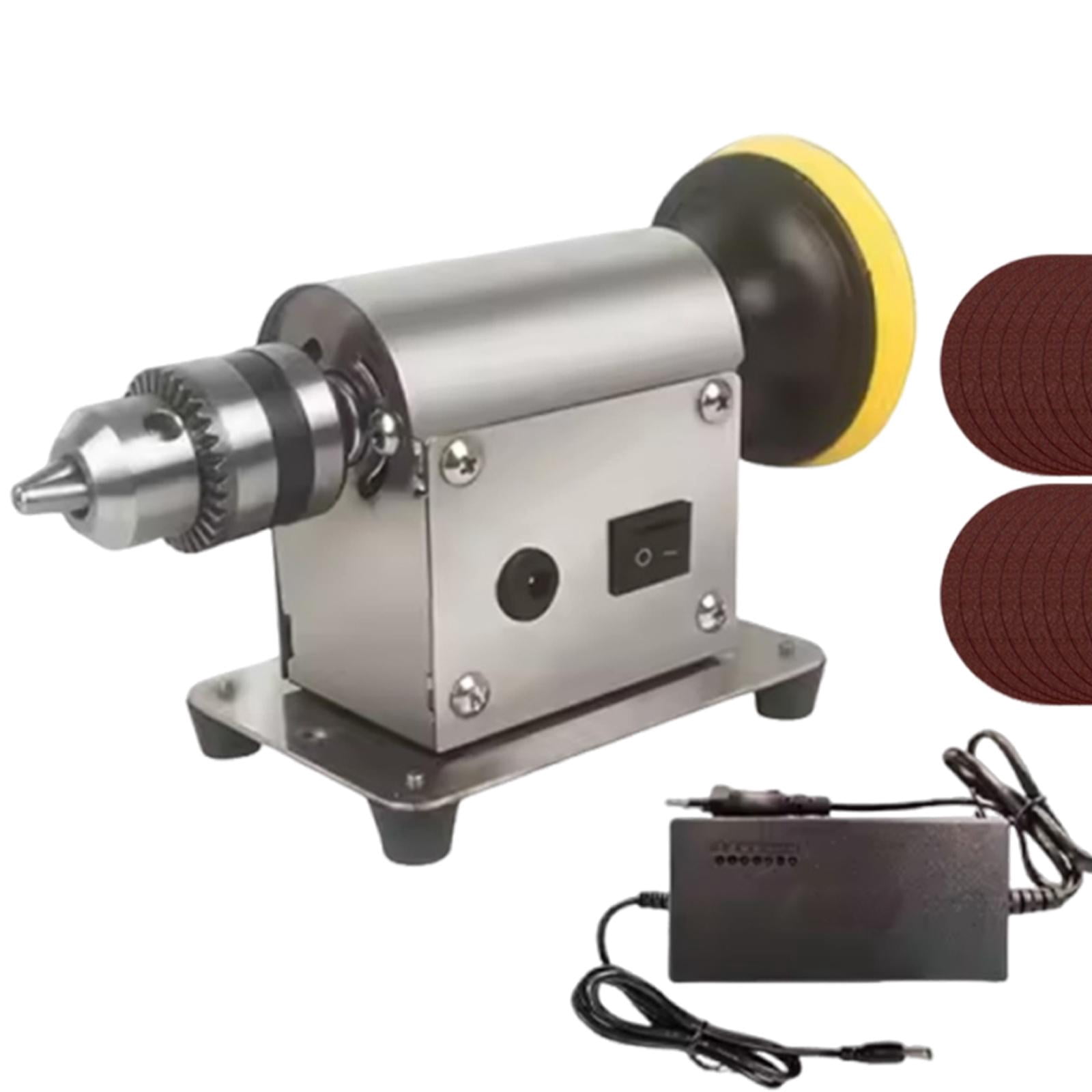 Miulika Bench Polisher Jewelry Polishing Machine Multifunction Grinder Adjustable Speed Professional Stainless Steel Tool Suitable for Jewelry Making for 150W 795 Motor