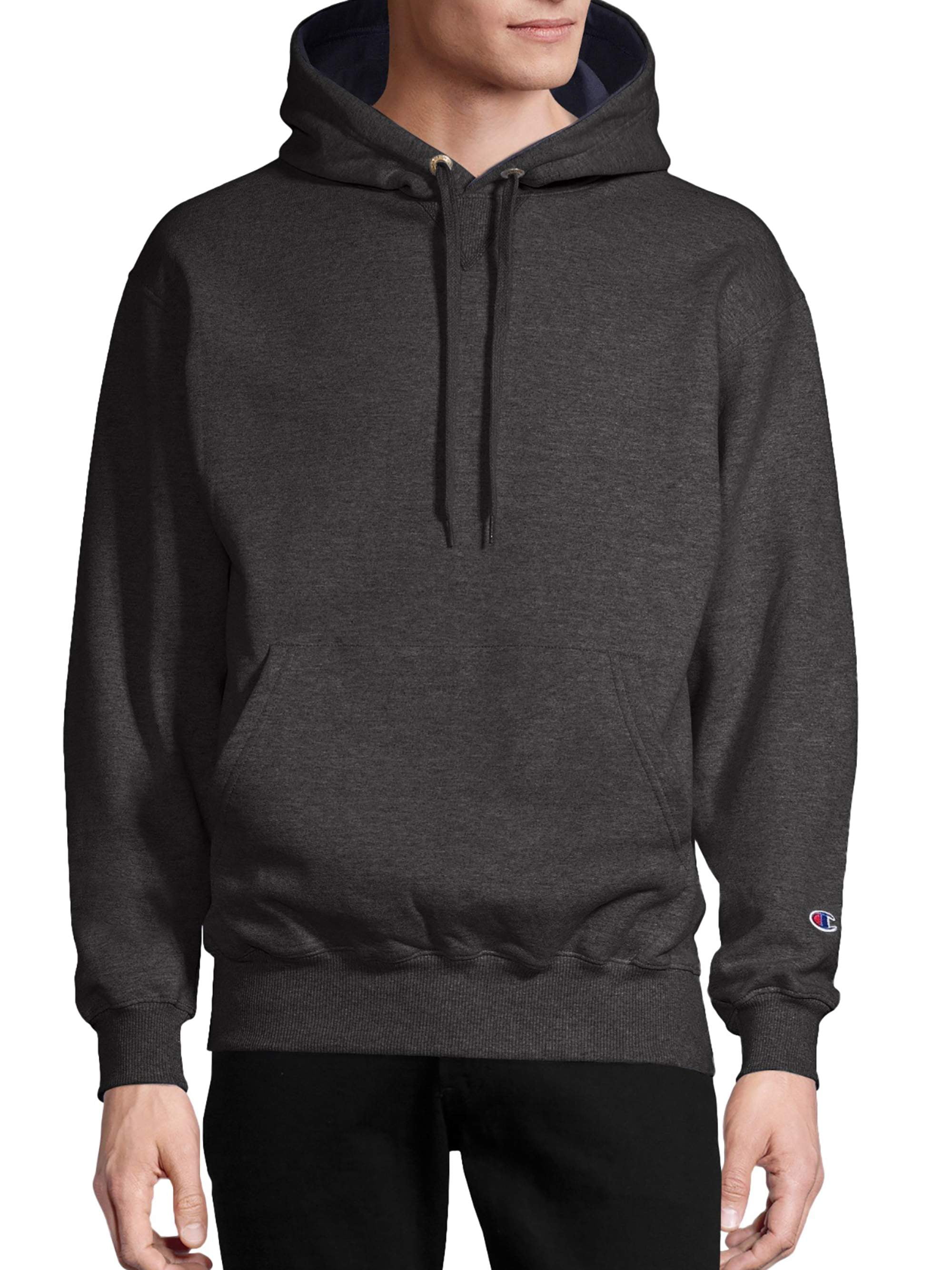 Champion Men's Cotton Max Fleece Pullover Hoodie, up to Size 3XL ...