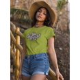 thumbnail image 2 of Buon Ferragosto Curvy Text T-Shirt Women -Image by Shutterstock, Female x-Large, 2 of 4