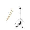 thumbnail image 1 of Runquan 3 Leg Hi Hat Stand Durable Metal Cymbal Stand for Drummer Musical Instrument, 1 of 8