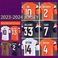 Men's American Football Jerseys 2 Pat Surtain II 10 Bo Nix 14 Courtland