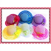 LITTLE GIRL'S TEA PARTY FAVOR DRESS UP HAT - Blue