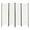 White, variant on Costway 4-Panel 5.6ft Room Divider Folding Fabric Privacy Screen w/Steel Frame Brown