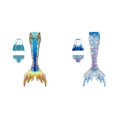 thumbnail image 1 of (2-Pack) Rinsvye Girls Themed 3 Piece Swimsuit Sets With Ruffle Top And Skirt Bathing Suit For Kids Beach Vacation, 1 of 6