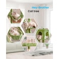 thumbnail image 4 of Árbol para Gatos Hey-brother MPJ050GR Verde con Hamaca para Gatos de Interior, 4 of 7