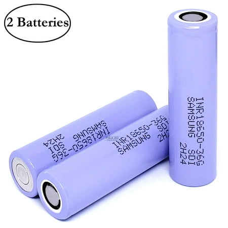Samsung INR 18650 36G 3600mAh 10A Rechargeable High Drain Flat Top Vape Battery (2 (Top 10 Best Vapes)