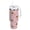 Small Heart and Bee Patterns, variant on 40 oz Insulated Stainless Steel Tumbler Double Wall Stainless Steel Tumbler with 2-Way Drinking Small Heart and Bee Patterns