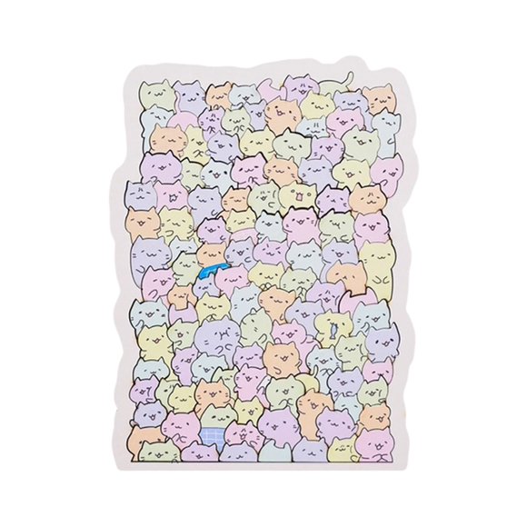 Hearth & Gear Casse-Tête en Bois en Forme de Chat Coloré Casse-Tête en Forme de Chat avec Couleurs Morandi Animal Unique Maison & pour Amoureux Adolescents et Adultes 2400 Diversité Baffler Séquentiel A2play 3D-Casse-Tête 6700 1600