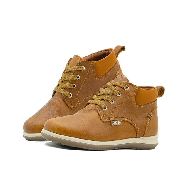 Bota Dogi Para Niño Casual Piel Cómodas Color Tabaco cafe 21
