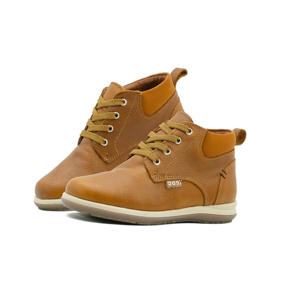 Bota Dogi Para Niño Casual Piel Cómodas Color Tabaco cafe 21