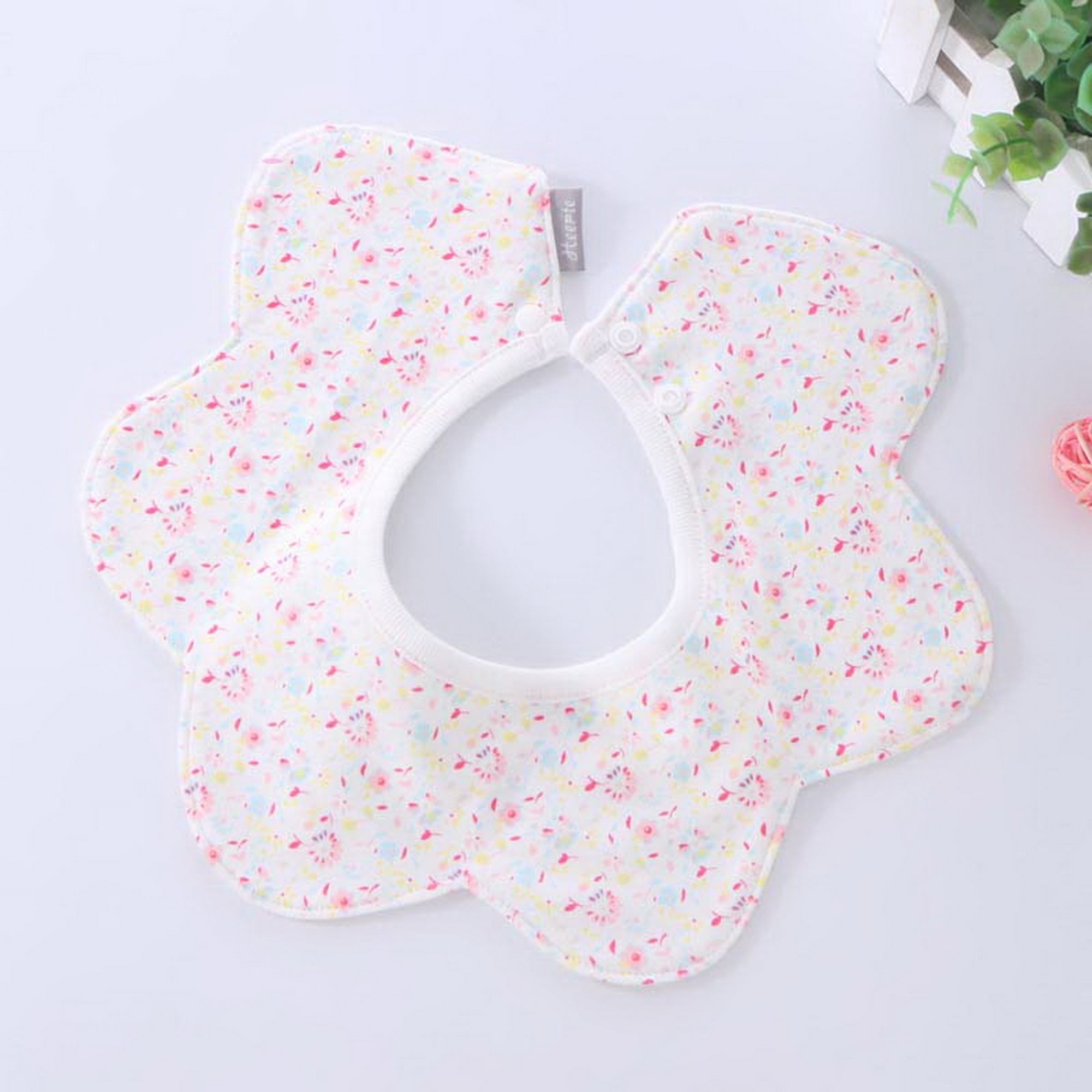 Cute Baby Soft Cotton Bibs Princess Apron Infant Feeding Smock Bib Burp