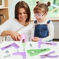 Kids Tool Set with Toy Drill and Tool Box, Pretend Play Construction Tools Toy Gifts for