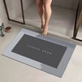 thumbnail image 6 of 1* Floor Mat Bath Mat Rubber Bath Mats Quick Drying Non Slip Bathroom Mat Super Absorbent Bath Mat Instant Dry Bathroom Rug in Front of the Kitchen Sink Shower Room Bathtub Square Carpet, 6 of 6