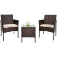 thumbnail image 1 of Juego de Muebles Jardimex Sala para Exterior Jardin Patio Terraza 3 Pzs Cafe, 1 of 8