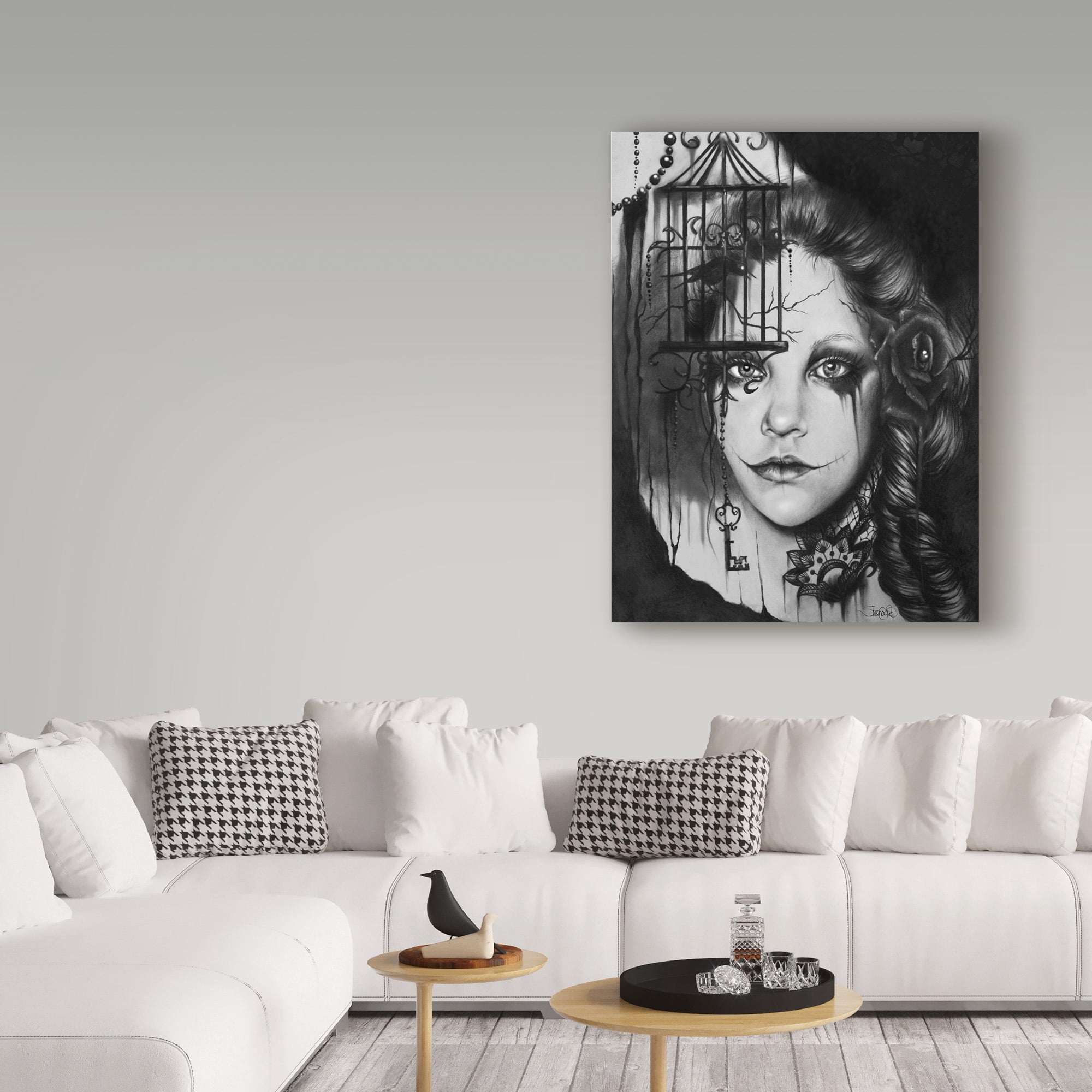 Trademark Fine Art 'Inner Demons' Canvas Art by Sheena Pike Art And Illustration