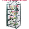 thumbnail image 6 of 4-Tier Greenhouse Replacement Cover Clear PVC Greenhouse Replacement Cover with Roll-Up Zipper Door - 27" L x 19" W x 61" H (Cover Only), 6 of 6