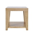 thumbnail image 4 of Jofran Laurel Creek Modern Contemporary 24" Square End Table with Open Shelf, 4 of 20