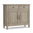 thumbnail image 1 of Connaught 40"WD Wood Traditional Entryway Storage Cabinet in Distressed Gray, 1 of 8