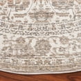 thumbnail image 3 of Safavieh Harlow Daithi Geometric Area Rug, Gray/Ivory Blue, 6'3" x 6'3" Round, 3 of 11