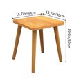 thumbnail image 3 of HOARBOEG Side Table Small Table Living Room Sofa Household Small Coffee Table Simplicity Modernity Bedroom Balcony Solid Wood Square Table Tea Table Tea Table, 3 of 6