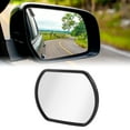 thumbnail image 2 of Unique Bargains Autos Black Plastic Housing Stick-on Wide Angle Rearview Blind Spot Mirror, 2 of 4