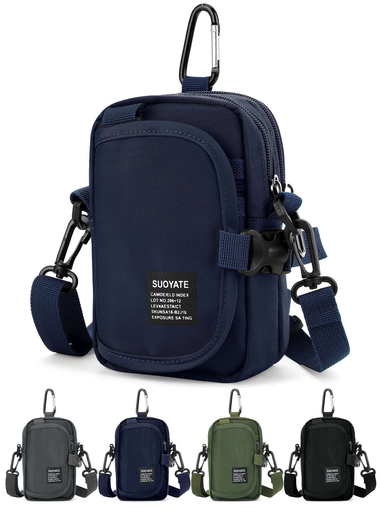 Deago Men's Small Crossbody Bag Mini Messenger Shoulder Bag Sling