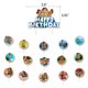 thumbnail image 4 of Kit de globos de látex para fiesta de cumpleaños de Lucas, 43 globos, 4 of 4