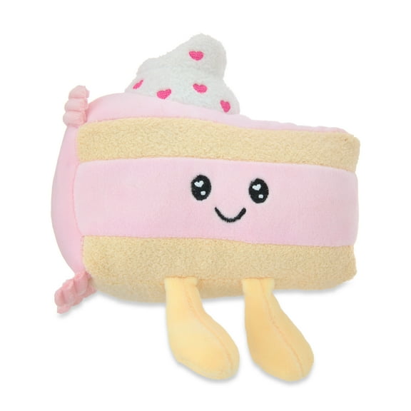 Small Strawberry Cake Plush, Pink, 6.5", Valentine's Day by Way To Celebrate