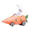 thumbnail image 1 of Decoración de de Pascua, decoración de mesa, figura de conejo, estatua de conejo divertida, decoración de Pascua para mesa de granja Zanahoria, 1 of 8