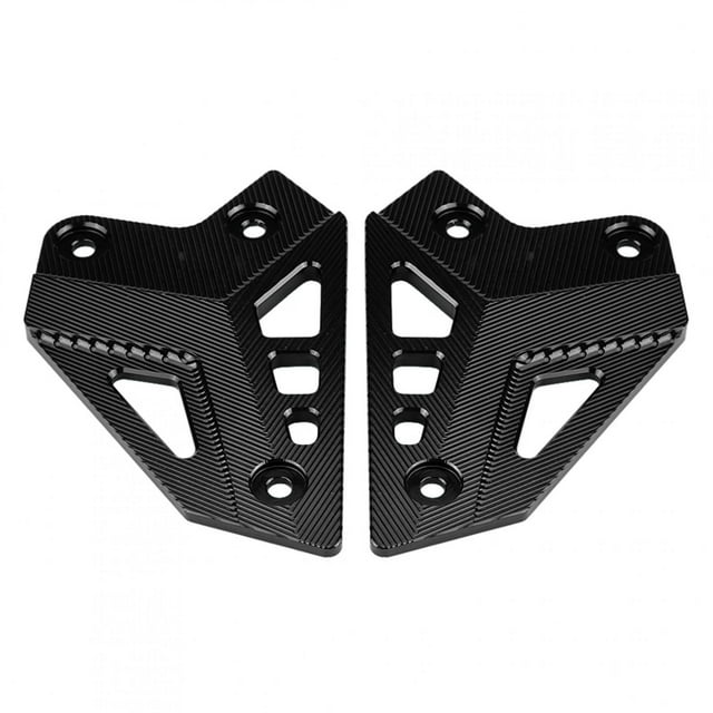 Motorcycle Footrest Foot Peg Protector Heel Protective Cover Guard for Kawasaki Z900 2017 Black