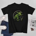 thumbnail image 3 of Green Triangle Dragon T-shirt Cartoon T-shirt Dinosaur T-shirt Unisex tees Gift shirt, 3 of 5