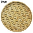 thumbnail image 7 of Ayyufe Home Round Shape Handmade Bamboo Weaving Sieve Fruit Tea Basket Storage Organizer, 7 of 7