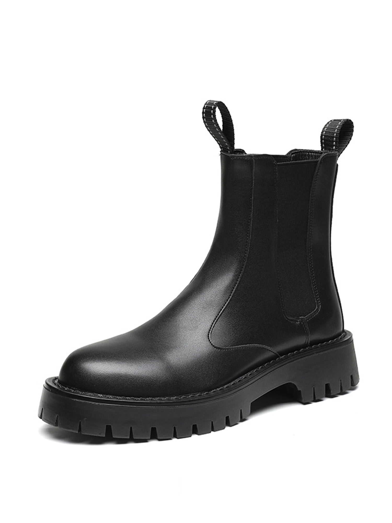 Undskyld mig bred Nogle gange nogle gange Ritualay Men Chelsea Boot Platform Elastic Boots Waterproof Work Shoes  Comfort Casual Business Walking Pull On Black 10 - Walmart.com