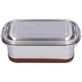 thumbnail image 3 of LAFGUR Lunch Box For Men, Rectangle Stainless Steel Lunch Box For Picnics For Camping For Work, 3 of 8