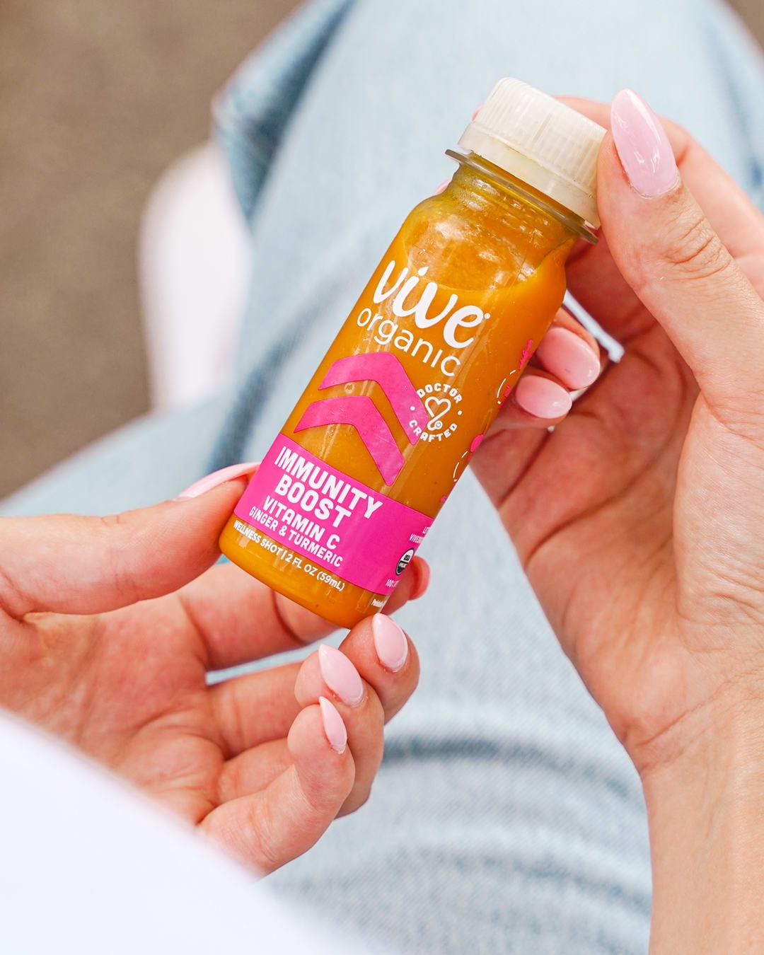 (2 pack) Vive Organic Immunity Boost Shot, Elderberry, Ginger and Turmeric Wellness Shot, 2 fl oz Bottle
