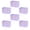 Purple, variant on NexTone 6pcs Flower Paper Gift Box Bouquet Storage Bucket Handbag with Metal Chain Flower Boxes for Arrangements Wedding Valentine's Mother's Day Birthday Bridal Showe
